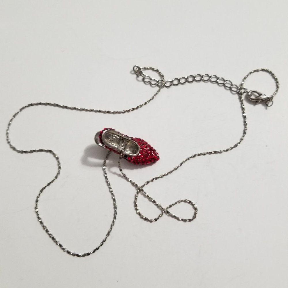 Free Gift with Purchase: "Give Me My Ruby Slippers" Ruby Slipper Necklace